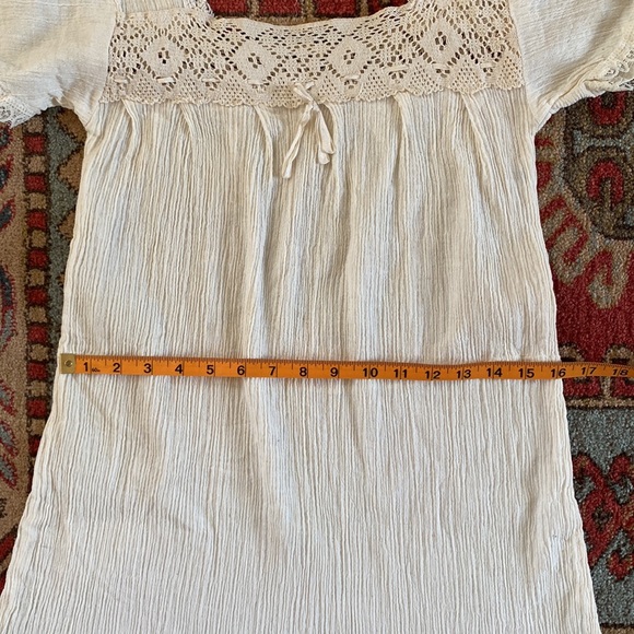 Vintage Crinkle Gauze Boho Prairie Dress 🌾 - Picture 10 of 10